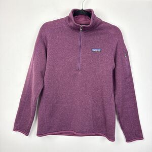 Patagonia Burgundy Quarter-Zip Women's Better Sweater